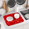 thumbnail image 6 of 4th of July Dish Drying Mats for Kitchen Counter 16×18 Inch Patriotic Red Small Microfiber Drying Mat Kitchen Accessories Dish Rack Mat Drainer Pad Washable Absorbent, 6 of 7