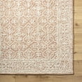 thumbnail image 4 of Hauteloom Yadid Wool Living Room, Bedroom Area Rug - Traditional - Terracotta, Ivory, Sandstone - 18" x 18" Sample, 4 of 5