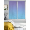 thumbnail image 4 of Sheer Curtains 72 Inches Long, Ombre Blue Purple Light Filtering Window Curtains for Living Room/Bedroom, Colorful Painting Rod Pocket Voile Sheer Curtain Drapes, 52"W x 72"L, 2 Panels, 4 of 8