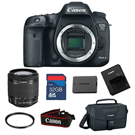 Canon EOS 7D Mark II 20.2MP CMOS Digital SLR Camera with EF-S 18-55mm f/3.5-5.6 IS STM Zoom Lens