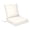 Ivory White, variant on BPS Outdoor Deep Seat Cushion Set, 24x24 Inch Patio Chair Cushions, Waterproof, Lake Blue