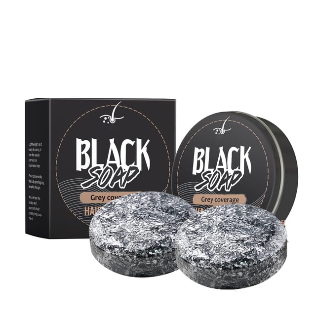 Jabones para revertir el cambio de color del cabello. El jabón negro se usa para oscurecer el cabello. El jabón negro natural se usa para hidratar y humectar el cabello tanto de hombres como de mujere
