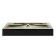 thumbnail image 4 of Claire 40 Ceramic Console Sink Matte Black Basin Black Legs, 4 of 10