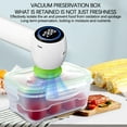 thumbnail image 4 of Handheld Vacuum Sealer with Type-C Rechargeable Battery, -60kPa Food Saver for Dry Wet Items, Includes 2 Bags, Locks Freshness Moisture Nutrients, Portable Kitchen Storage Tool, 4 of 9