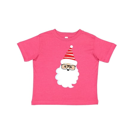

Inktastic Santa Claus Glasses Hipster Santa Christmas Gift Toddler Boy or Toddler Girl T-Shirt