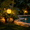 A1 A, variant on Halloween Solar Skull Light Realistic Flickering Flame Torch Stake Light for Outdoor Garden Yard Decor
