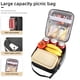 thumbnail image 3 of Fiambrera Bolsa de almuerzo para hombres y mujeres Fiambrera de gran capacidad Bolsas de almuerzo reutilizables Bolsa de almuerzo aislada Fiambrera térmica, 3 of 5