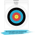 thumbnail image 5 of AME Archery Targets Paper-Standard Bow Arrow Paper Targets Face for Practice 30pcs(40cm/10 Ring), 5 of 12