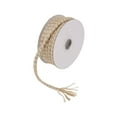 thumbnail image 2 of Cuerda para envolver regalos de 10 m, ideal para tejer, manualidades, colgar y embalar. Amarillo blanco, 2 of 9