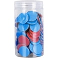 thumbnail image 1 of Yazoeia Colorful Math Counters Set for Kids - 100 Pieces with Storage Bucket CJC912-201175, 1 of 7