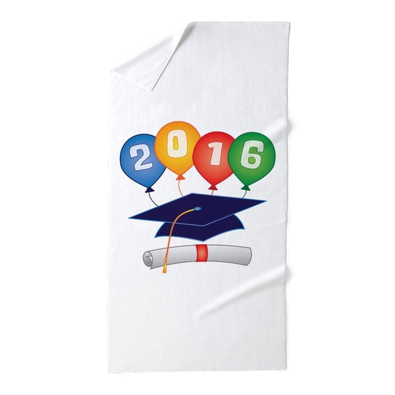 CafePress - 2016 Grad - Large Beach Towel, Soft 30"x60" Towel with Unique Design