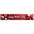 thumbnail image 1 of Red Background Banner with Roses Hearts and Glitter for Mother's Day Decorations Party Supplies Photography Props Mother Day Backdrop Happy Mothers Day Decors, 1 of 4