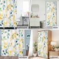 thumbnail image 6 of Eucalyptus Leaf Fabric Shower Curtain Watercolor Leaves Washable Shower Curtains for Bathroom, Waterproof Bath Curtain with Hooks Home Decor 36x72in, 6 of 8