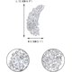 thumbnail image 2 of Guangzhoushicwz Broche de ramo de flores en tono de cristal austriaco, 2 of 3