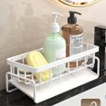 thumbnail image 3 of Guardoinrt Easy-to-Clean Towel Rack Shelf For Organizing Home Space-Saving Shelves On Wall White with pole, 3 of 6