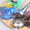 thumbnail image 4 of Nestingho 1Jgo Para Limpieza De Pinceles Con Doble Capa En Acero Inoxidable Color Plata, 4 of 8