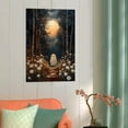 thumbnail image 4 of Moonlight Forest Daisy Ghost Canvas Wall Art Poster Decorative Bedroom Modern Home Print Picture Artworks Posters 16x24inch(40x60cm), 4 of 6
