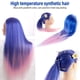 thumbnail image 3 of Cabeza de maniquí de pelo cabeza de maniquí de peluquería azul y rosa  práctica con soporte para el hogar ANGGREK Otros, 3 of 8