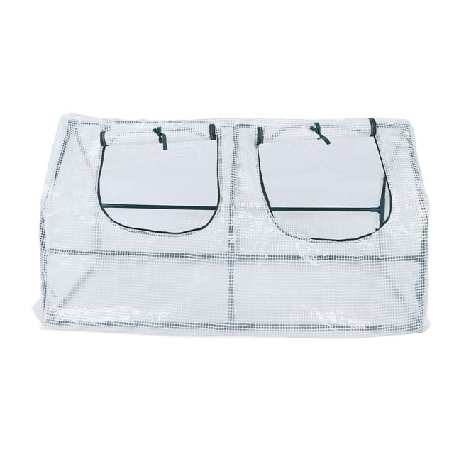 Tente de Serre de Jardin Cadre en Acier Résistant Portable pour Jardinage Intérieur Extérieur