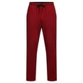 thumbnail image 6 of cfhntfmh Workout Pants for Men Straight Leg Loose Fit Running Pants with Pockets Lightweight Drawstring Pants (Red,X-Large), 6 of 6
