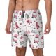thumbnail image 1 of Fotbe Valentine's Day gnomes Traje de Baño para Hombre – Shorts de Natación de Secado Rápido con Forro y Bolsillos-Small, 1 of 6