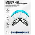 thumbnail image 3 of KAPVOE Magnetic Ski Goggles Snowboard Goggles for Men Women Snow Glasses OTG Anti Fog 1OO% UV Protection, 3 of 6