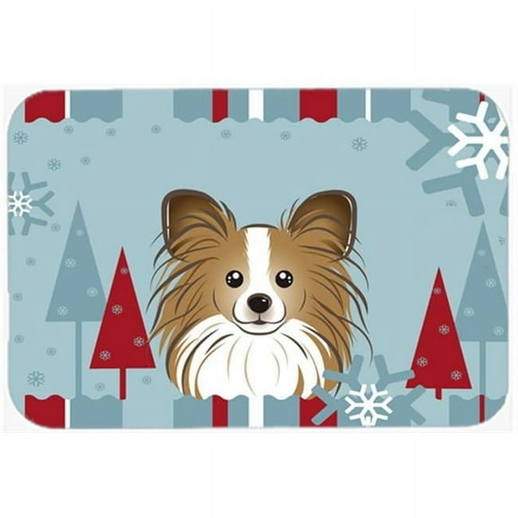 Carolines Treasures  Winter Holiday Papillon Mouse Pad