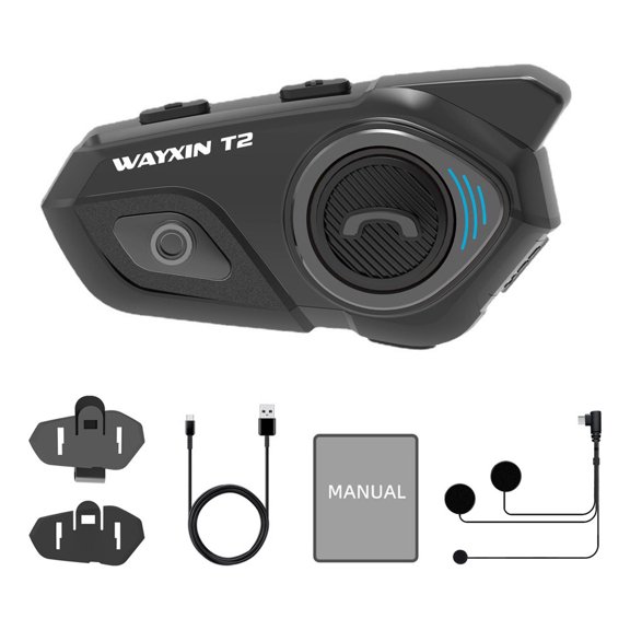 Wayxin Intercom Headphones for Motorcycle Helmet, Bidi
