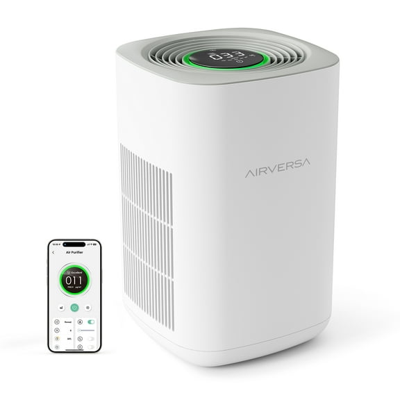 Smart Air Purifier Works with Apple HomeKit over Thread Air Cleaner, True HEPA Pro Up to 99.99% for Home Bedroom Large Room 1050 Sq Ft HomeKit Hub Requred NO ADDITIONAL HUB NEEDED (AH TH Pro)