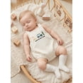 thumbnail image 5 of BemeyourBBs Baby Boy Girl Summer Clothes Baby Girls Boys Newborn Hospital Going Home Outfit Bubble Romper Overalls New to the Club Golf-themed Embroidered Sleeveless Jumpsuit Overall Playsuit, 5 of 6