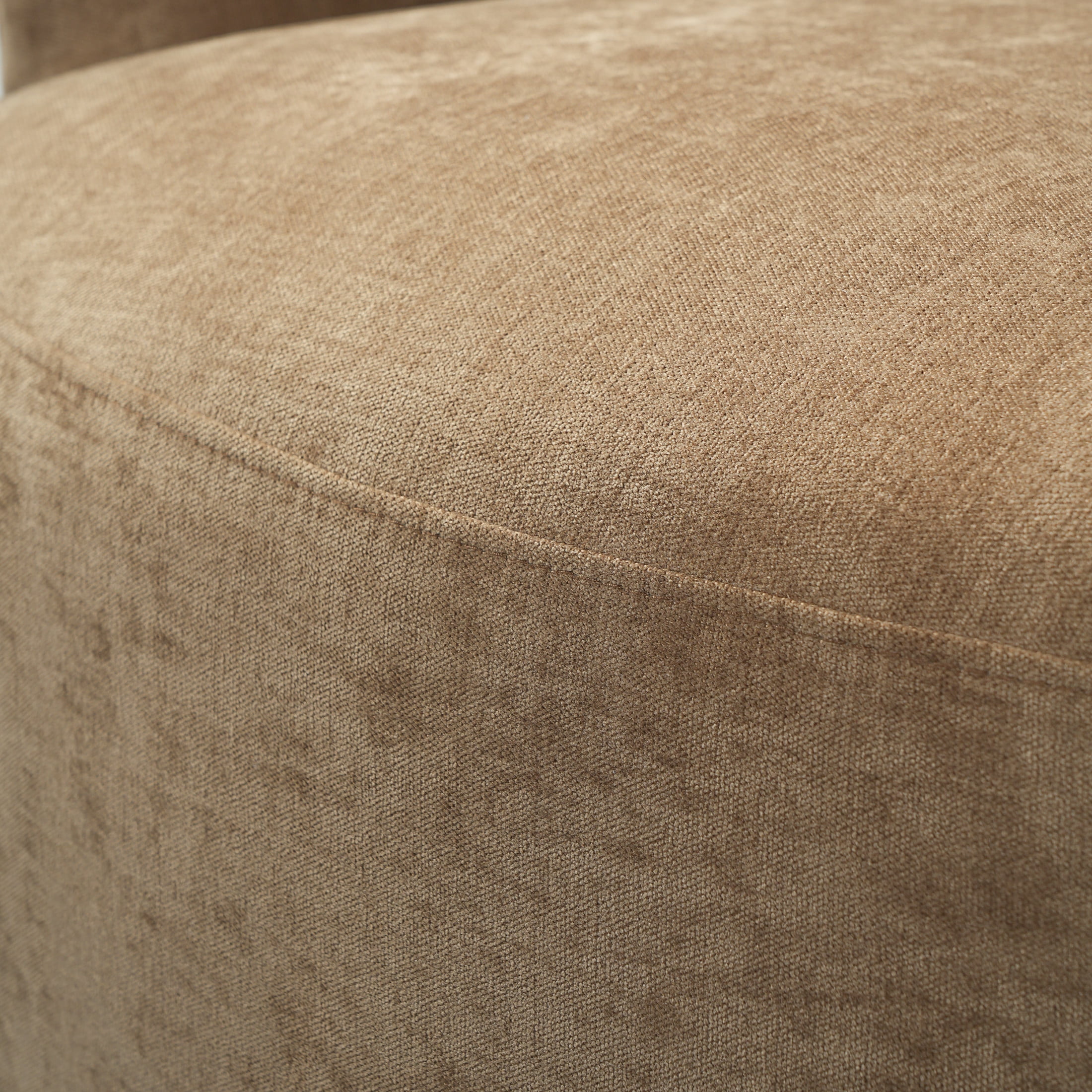 Christopher Knight Home Modern 360° Swivel Barrel Accent Chair, Polyester Fabric with Leather Accent, Brown