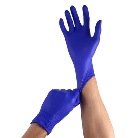 Yosoo 100Pcs/box 50Pairs Nitrile Disposable Gloves Non Latex Home Kitchen Cleaning Food Universal,Household Gloves,Home Disposable Gloves