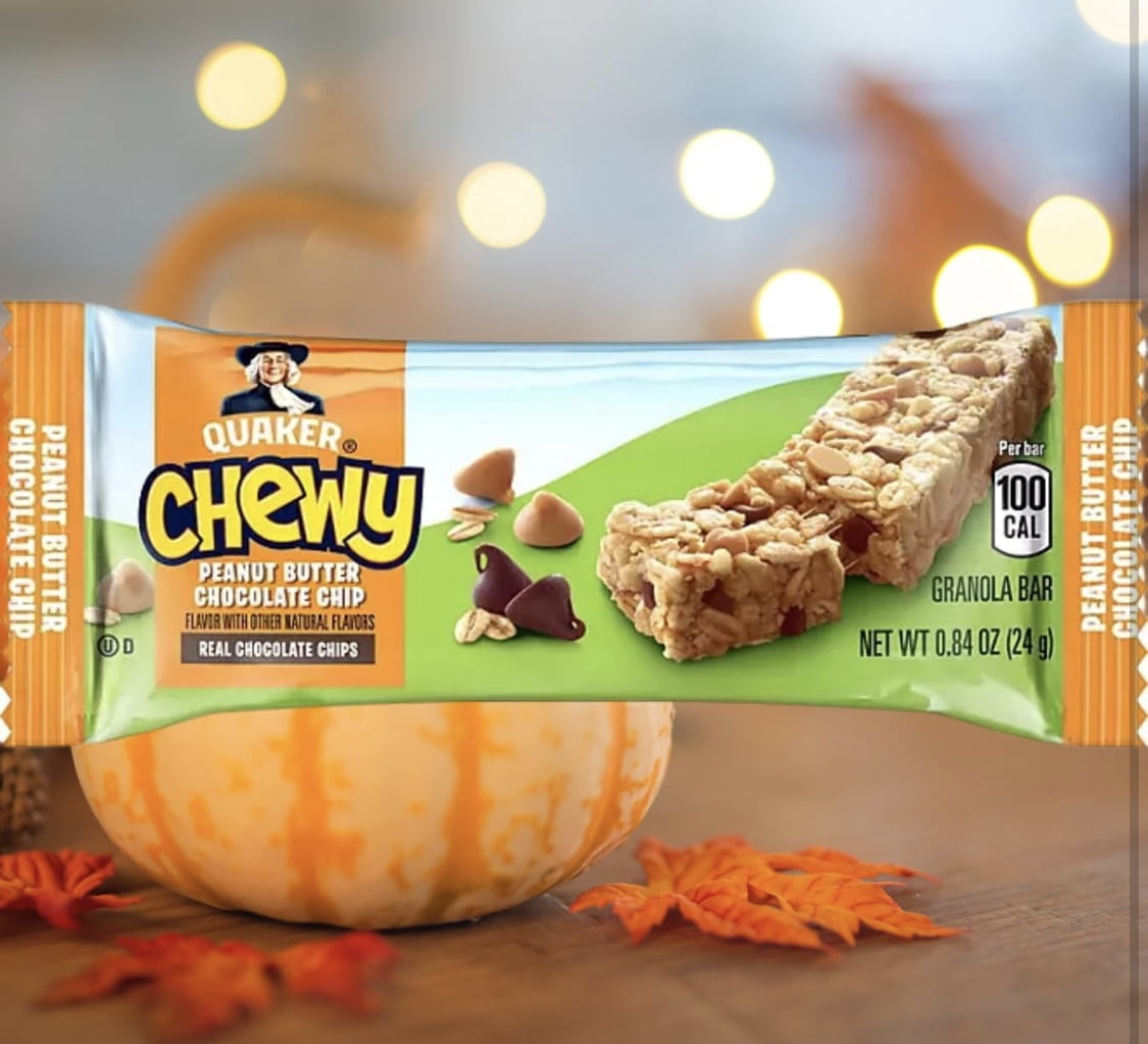 Quaker Chewy Granola Bar, Variety Pack, 0.84 oz, 60 ct
