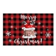 thumbnail image 1 of POINTERTECK 1PCS Christmas Decoration Doormat Farmhouse Happy Doormat Christmas Doormat Slip Autumn Indoor Floor Mat Low Profile Entrance Rug Autumn Holiday Mat Christmas Non Slip Visual, 1 of 5