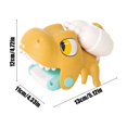 thumbnail image 2 of Juguete de mano para rociar agua | Lanzador de plástico con forma de dinosaurio | Pulverizador de playa para exteriores Mini Grip | Juego de billar de verano | Azul Verde Amarillo | 14x12x10cm | 1, 2 of 5