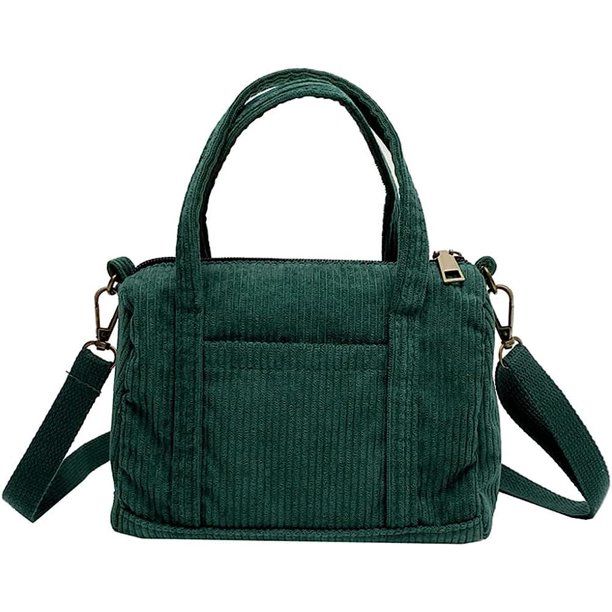 LHSHID Mini Corduroy Crossbody Bag Phone Purse Small Corduroy Hobo Bag Tote Bag Casual Shoulder Handbag for Women