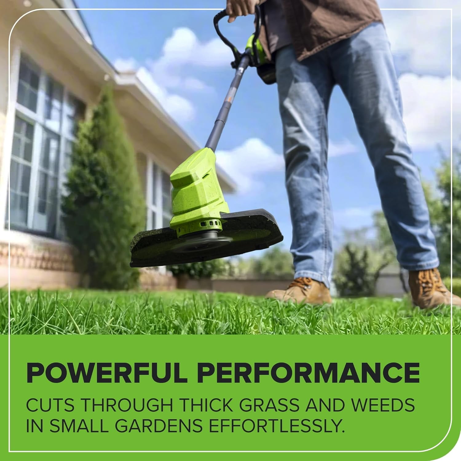 Greenworks 24V 10" BR String Trimmer Kit