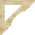 thumbnail image 3 of Ekena Millwork 6"W x 48"D x 48"H Olympic Slat Rough Sawn Bracket, Douglas Fir, 3 of 4