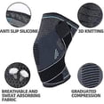 thumbnail image 2 of Jinsinto Knee Brace, Arthritis And Meniscus Tear Knee Brace Adjustable Knee Brace Men's And Women's Sports Knee Brace, 2 of 5