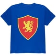 thumbnail image 1 of Halloween Knight Shield Costume Rampant Lion Youth T Shirt, 1 of 1