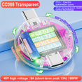 thumbnail image 2 of Probador tipo C de 48 V, voltímetro digital PD, amperímetro, medidor de voltaje y corriente, detector de amperímetro de voltios y amperios, 2 of 6