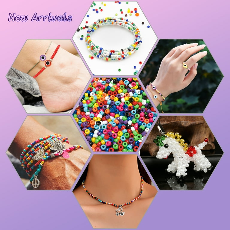 Koralakiri 40000+ 2mm Glass Seed Beads for Bracelet Jewelry Making