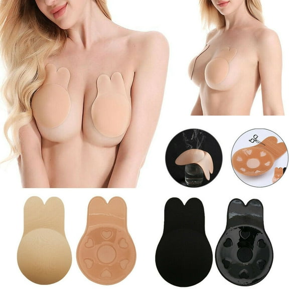 Women Invisible Silicone Breast Pads Boob Lift Tape Bra Breast Cover Sticker Pad