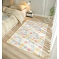 thumbnail image 4 of Mainstays 30" x 46" Faux Fur Daisy Print Room Rug For Adults, Multi Color, 4 of 7