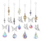 thumbnail image 1 of Atrapasueños YONGSHENG de 7 piezas con prisma de cristal candelabro de mariposa decoración colgante para el hogar, 1 of 5