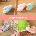 thumbnail image 2 of Mini Handheld Bag Sealer Tool, 2 in 1 Vacuum Food Sealer, Portable Sealing Machine for Snacks Vegetable Fresh Storage, 2 of 5