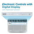 thumbnail image 5 of BLACK+DECKER 12,000 BTU Inverter Window Air Conditioner, Window AC Units for Up To 550 Sq. Ft., ENERGY STAR Rated AC Unit, Full Function Remote Control, White, 5 of 7