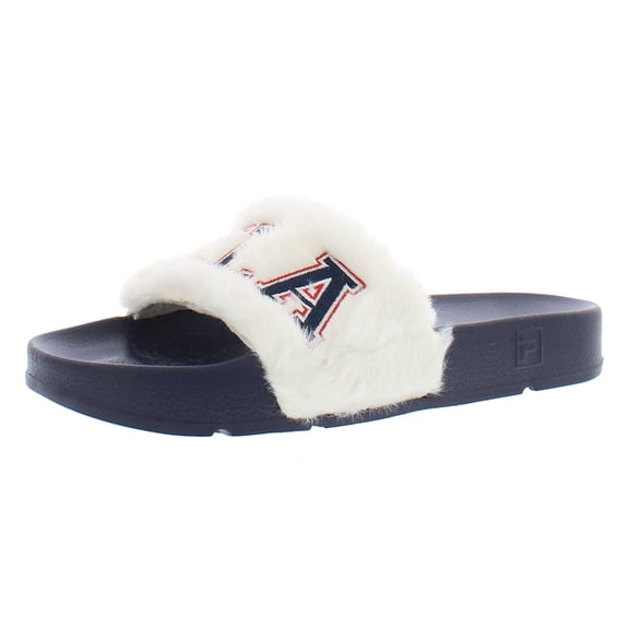 Fila Drifter Furry Collegiate Slide Womens Shoes