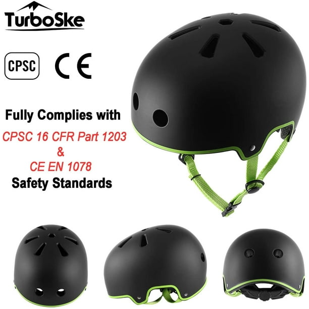 HHHC Skateboard Helmet BMX Helmet Multi Sport Helmet Bike Helmet for Kids Youth Men Women