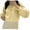 Yellow, variant on Annhoo Crop Sweaters for Women Fall Comfy Long Sleeve Button down Knitted Tops Casual Soft V Neck Outwear